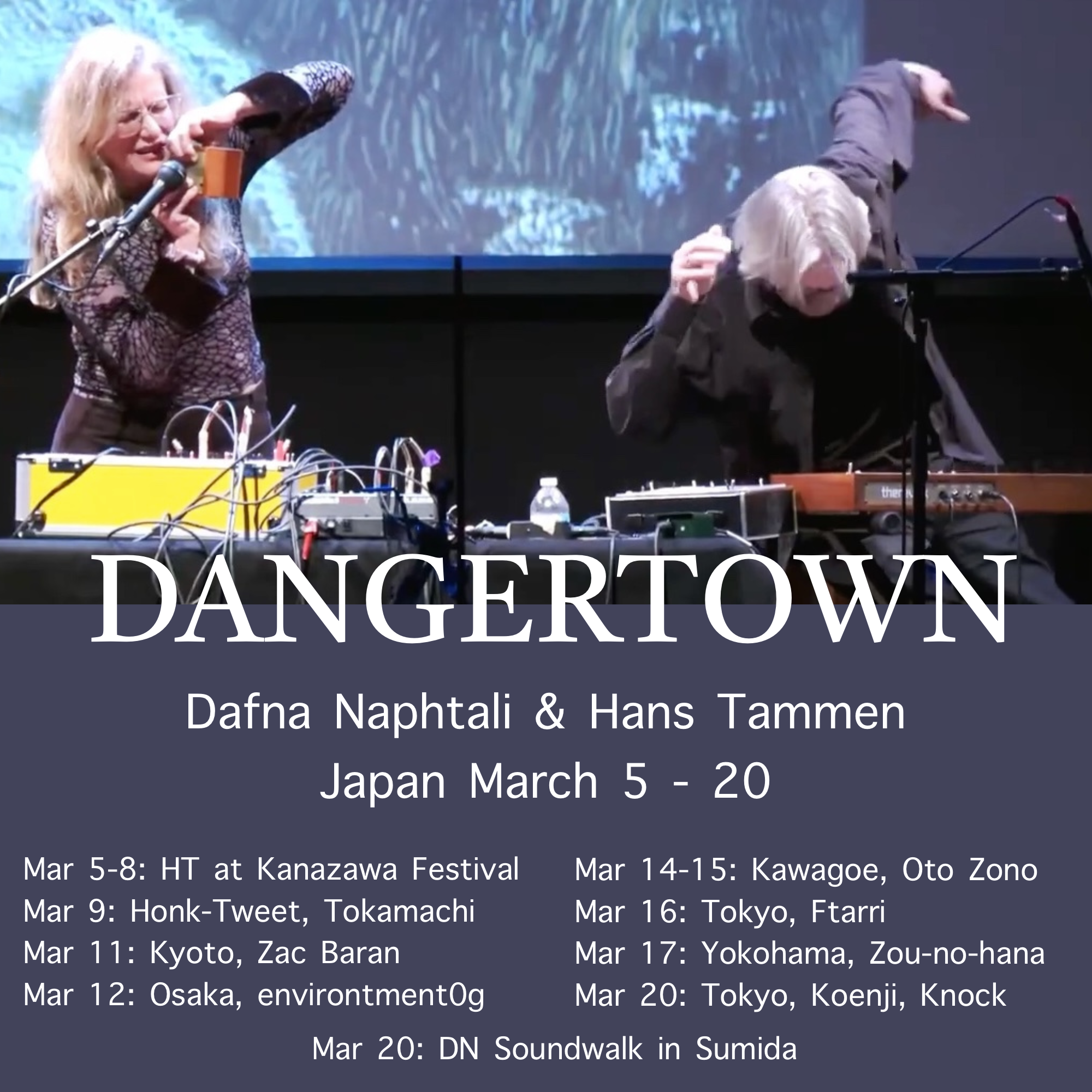 Dangertown on tour in Japan (Tammen / Naphtali)